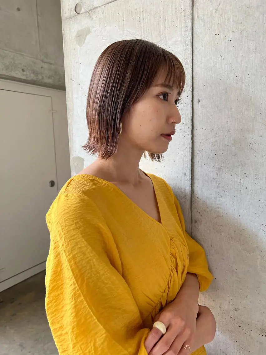 ミディアム 地毛風酸性縮毛矯正 /木原崇了のヘアスタイル