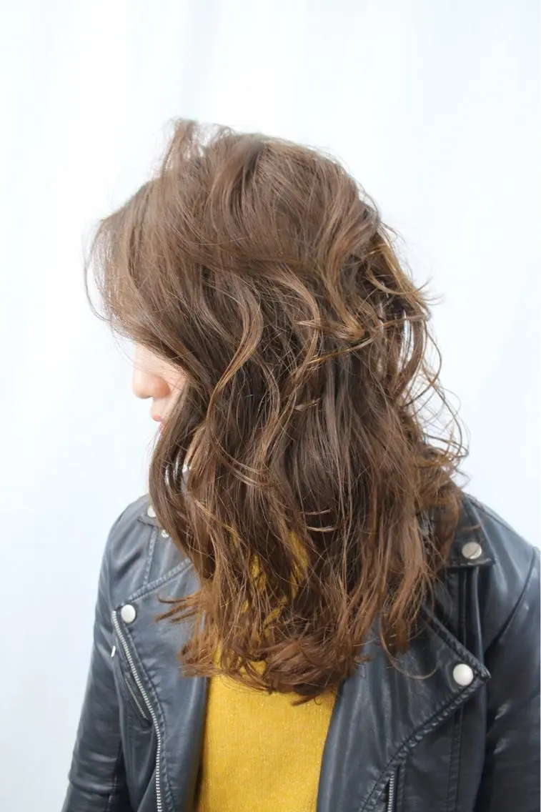 ミディアム カラー sharesalon セキケイタのヘアスタイル