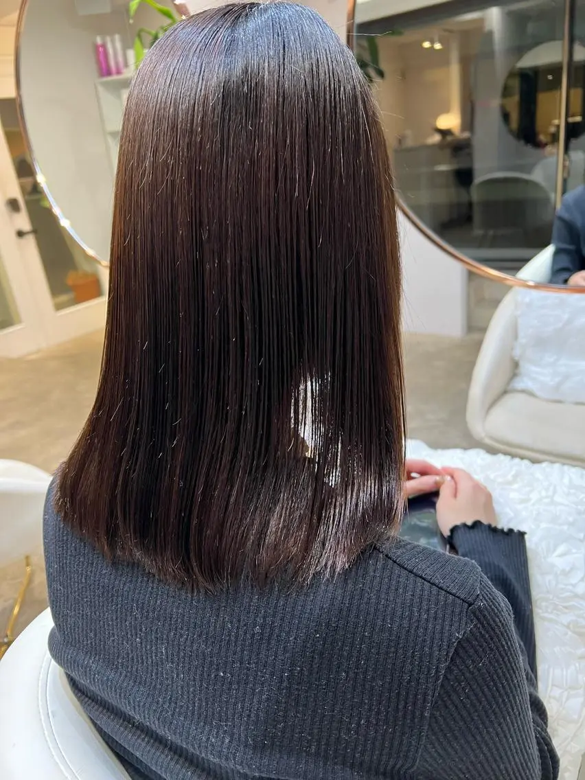 ミディアム カラー ブリーチ ケアブリーチ ダブルカラー ハイライトカラー イルミナカラー カット ヘアカラー トリートメント 美髪コンシェルジュ✨ kyousukeのヘアスタイル