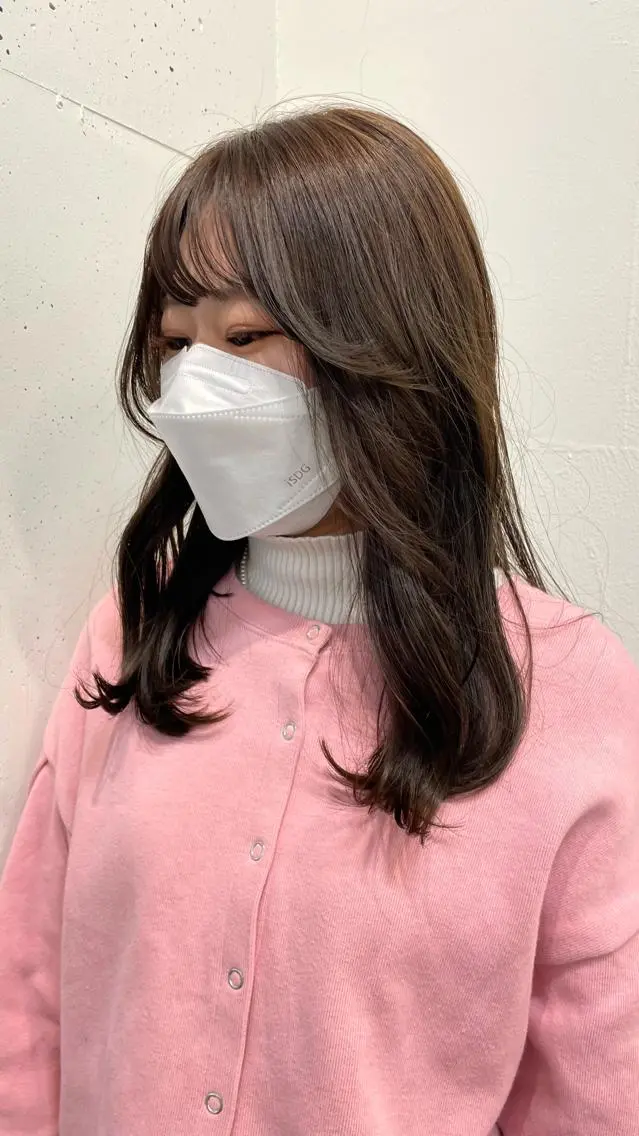 ミディアム カットモデル募集 長谷川のヘアスタイル