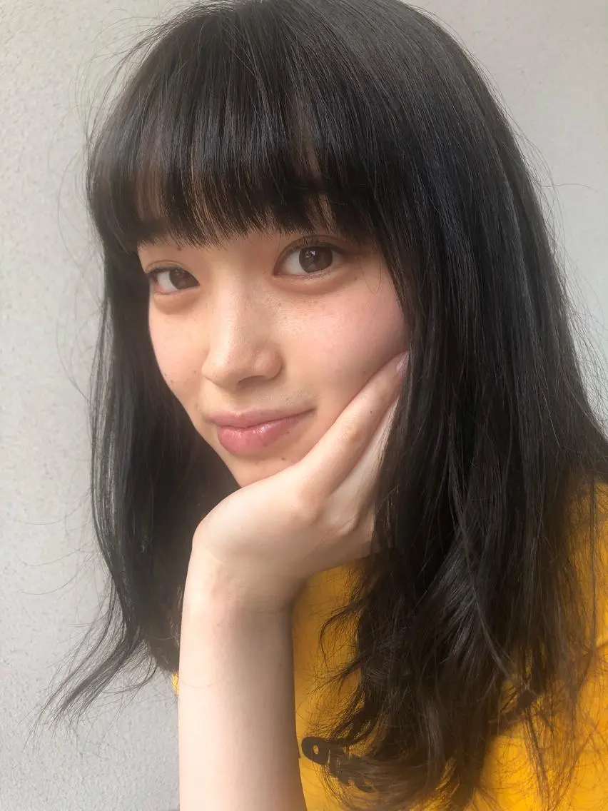 セミロング アッシュ 縮毛矯正の達人 ☆ 松本のヘアスタイル