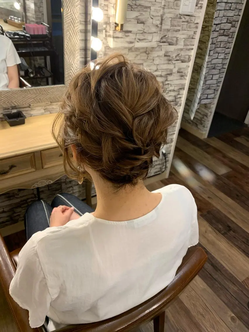ヘアアレンジ ボブ hair make  Lucciのヘアスタイル
