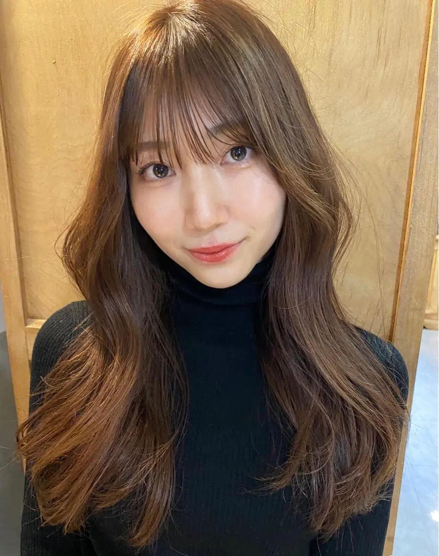 ロング カラー ダブルカラー ハイライトカラー インナーカラー くびれヘア ハイライト Pia ツボイ ケイタのヘアスタイル