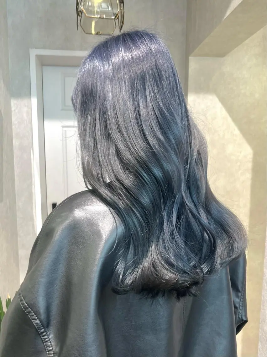 ロング カラー カット ヘアカラー ｻﾄｳﾐﾉﾘ韓国ヘア 韓国メンズヘアのヘアスタイル