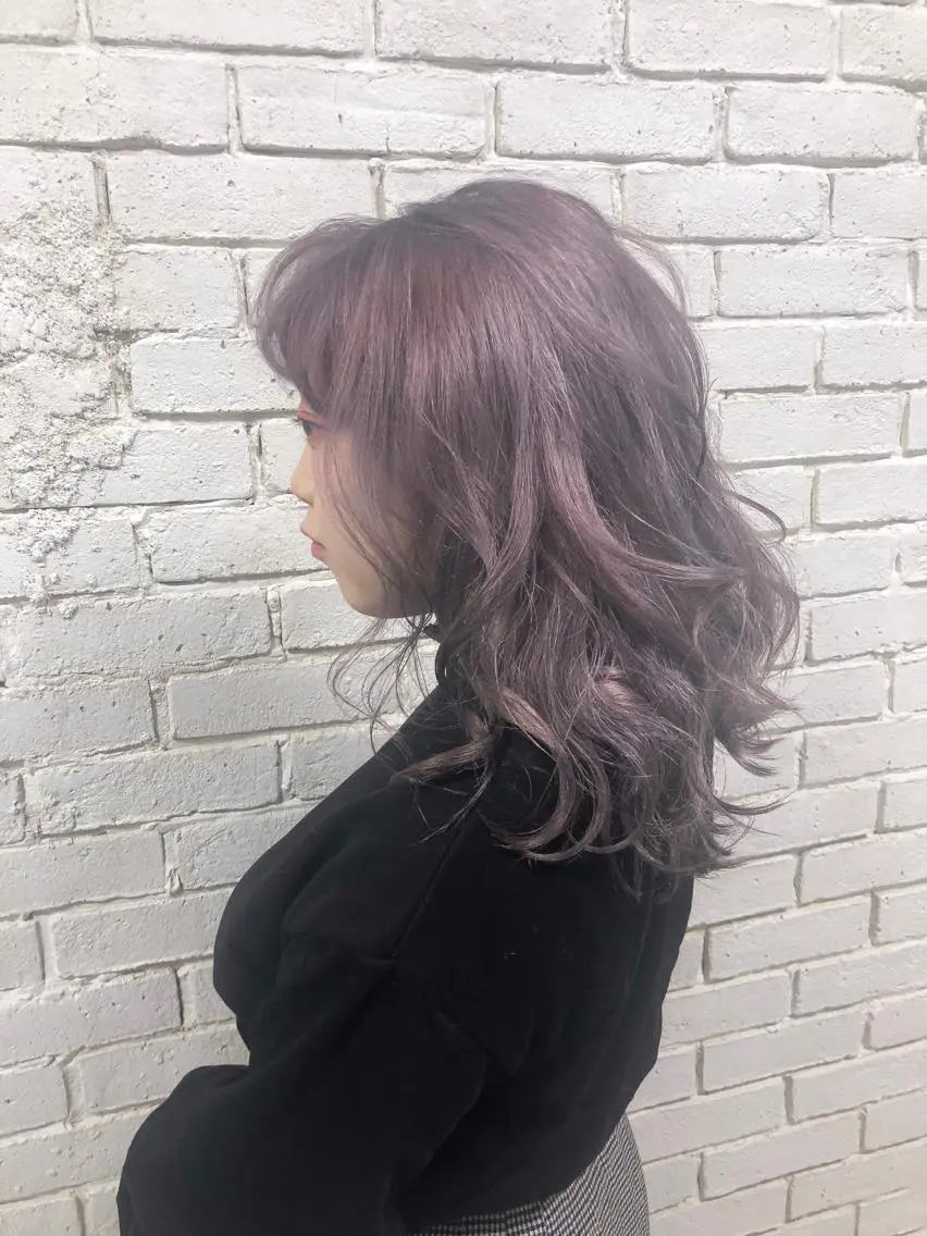 セミロング カラー welring hair salonのヘアスタイル