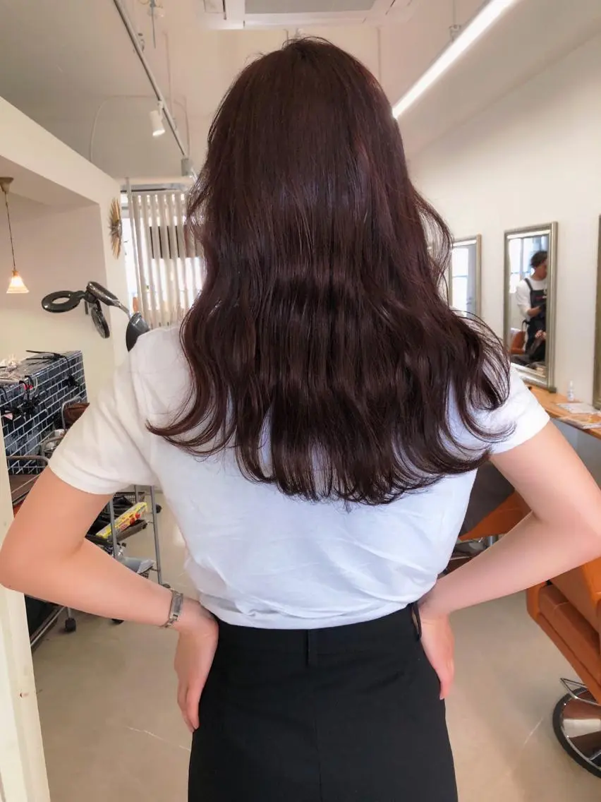 ロング カット ヘアカラー トリートメント ♡MIHO♡ スタイリストのヘアスタイル