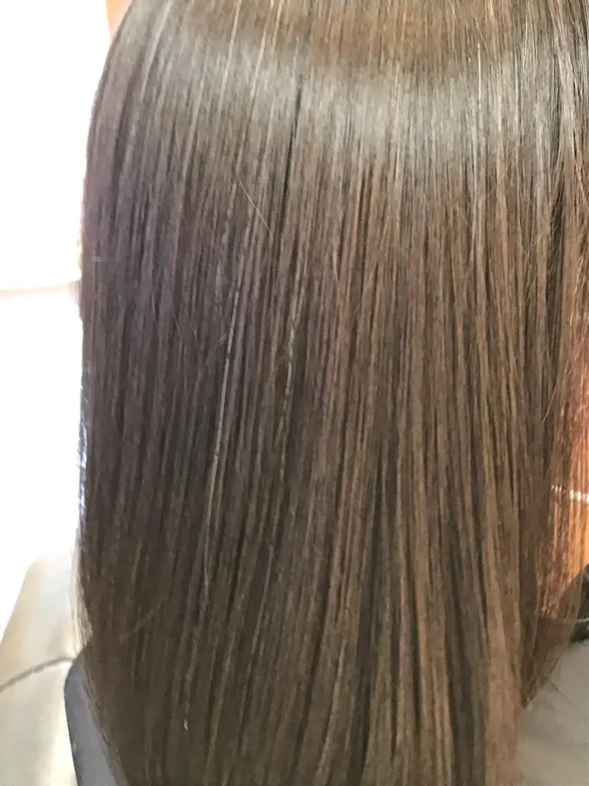 セミロング パーマ 桧山 真のヘアスタイル