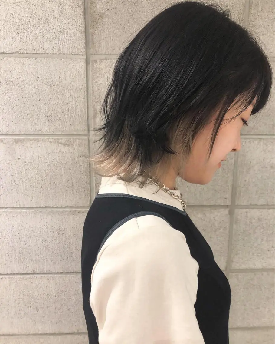 ショート カラー ブリーチ カット ヘアカラー トリートメント ボブ/ミニボブ/ 立河今日子のヘアスタイル