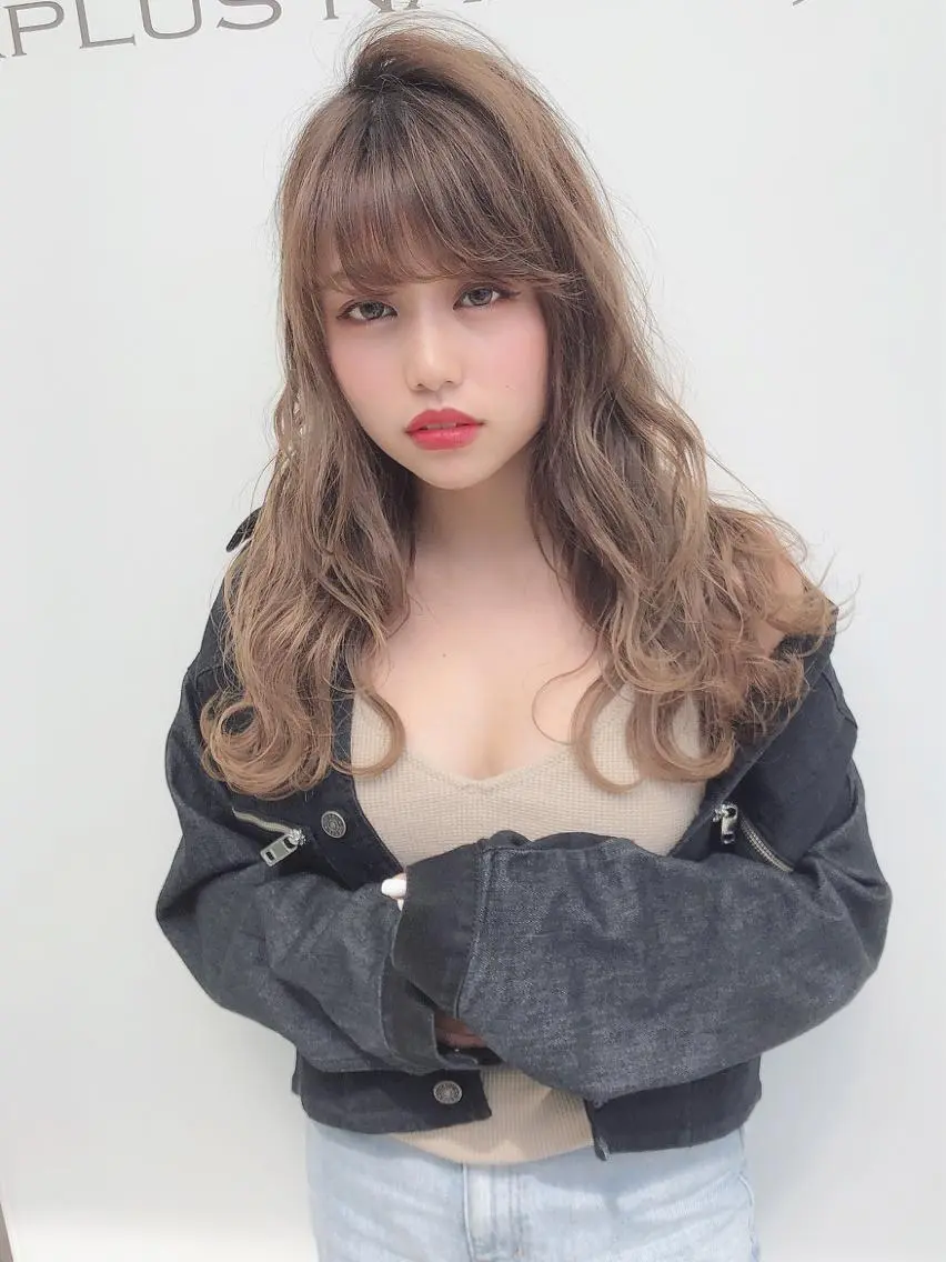 ロング カット ヘアカラー トリートメント 具志 正太のヘアスタイル