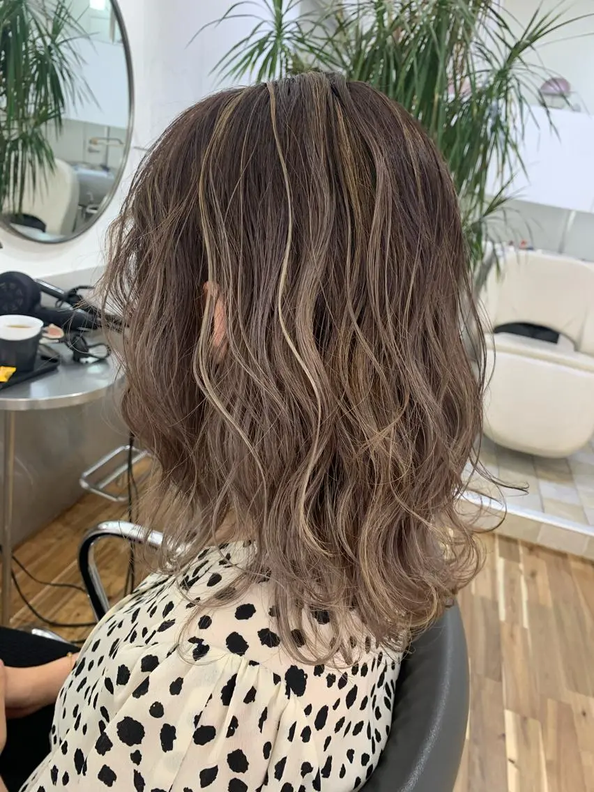 セミロング カラー ヘアカラー トリートメント Reb_keiji 👑小倉圭司のヘアスタイル