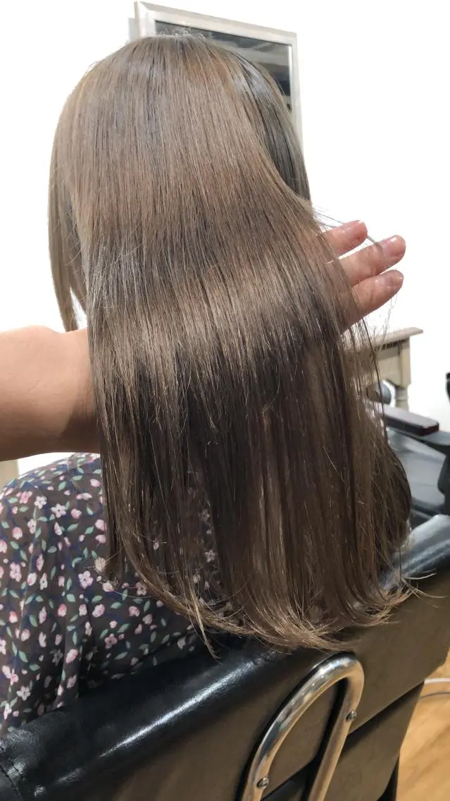 ロング カラー ウルフ/デザイン/ 大阪/タカハシユウキのヘアスタイル