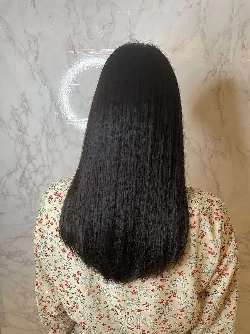 ロング 髪質改善・縮毛矯正 濱　泰賀のヘアスタイル