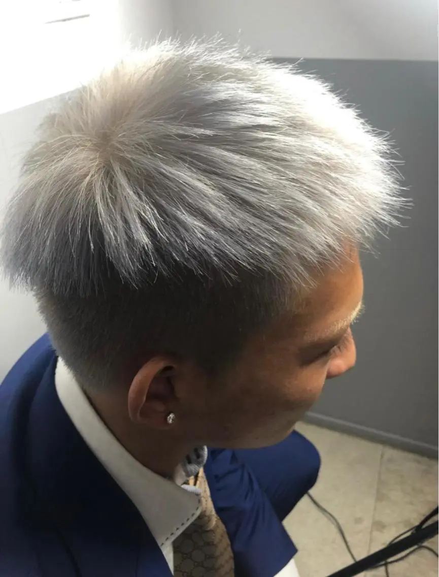 ショート カラー メンズ 🌈本物の髪質改善 森田涼平のヘアスタイル