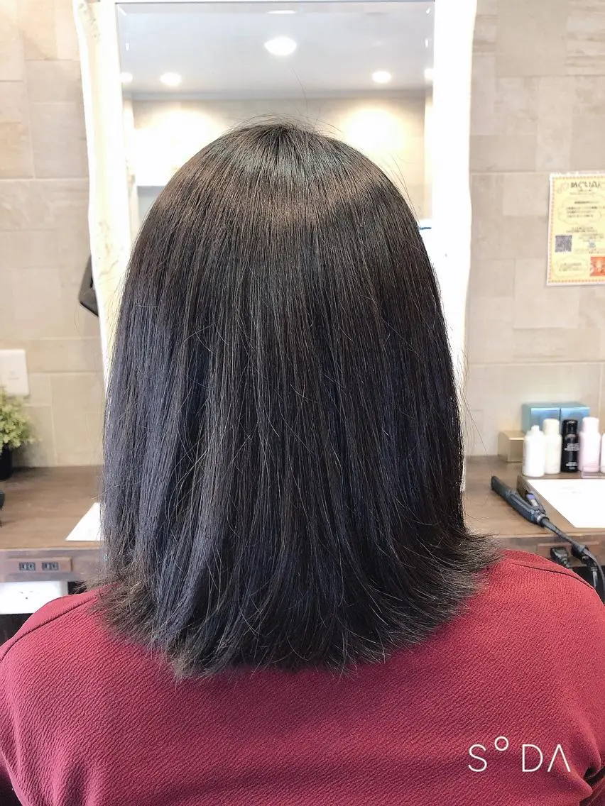 ミディアム 髪質改善JILL 桑原のヘアスタイル
