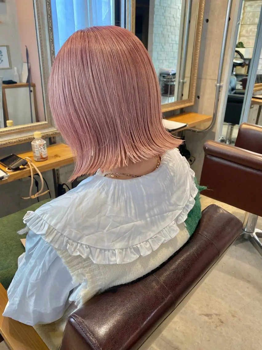 ショート カラー カット ヘアカラー トリートメント 似合わせカラーパーマ 🌿kitin米川のヘアスタイル