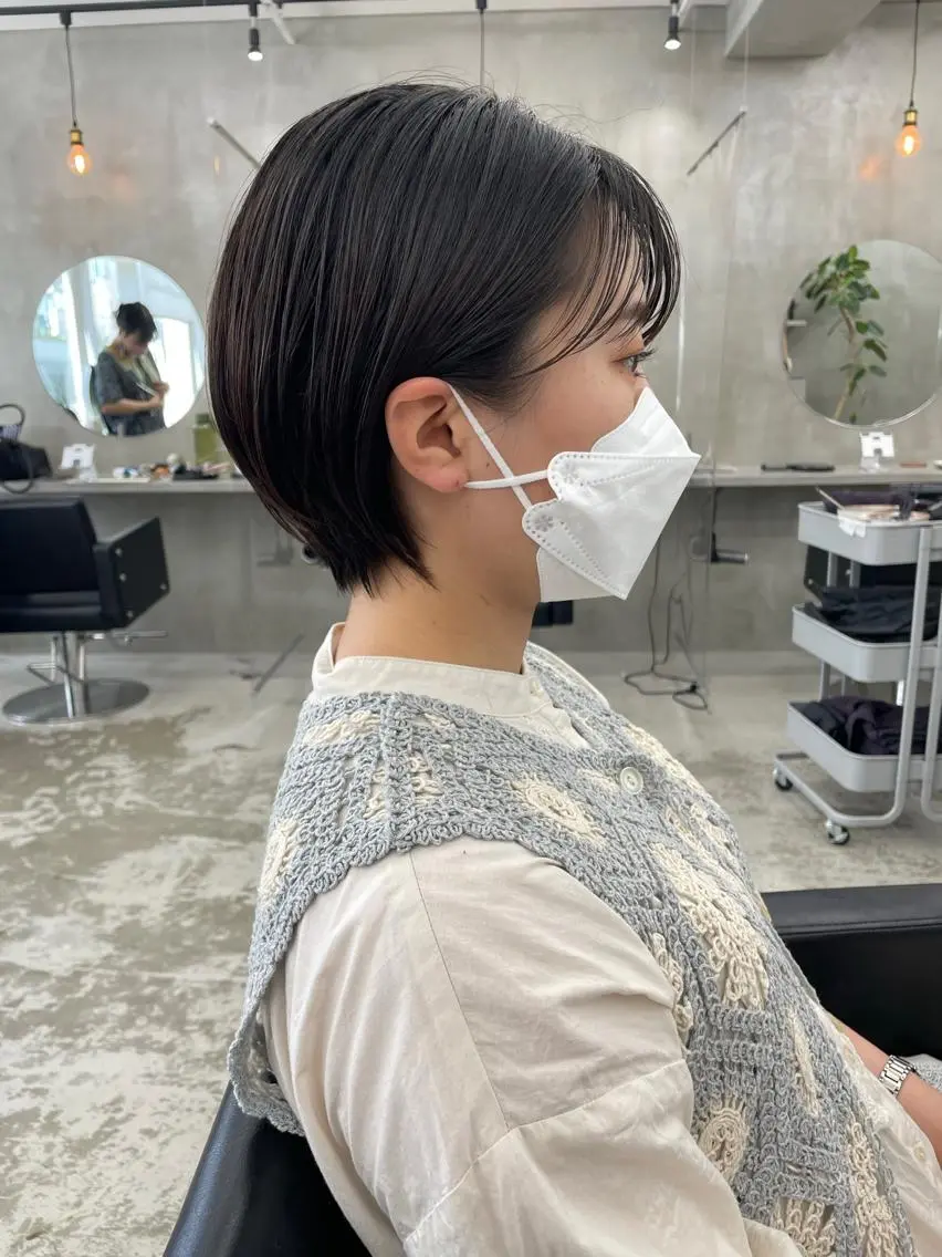 ショート カット トリートメント 👑ボブはお任せ ミヤノ👑のヘアスタイル