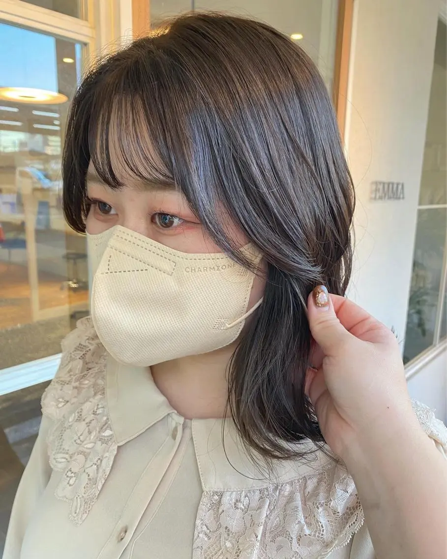 ミディアム カラー ヘアアレンジ ◎モチマル チアキ◎のヘアスタイル