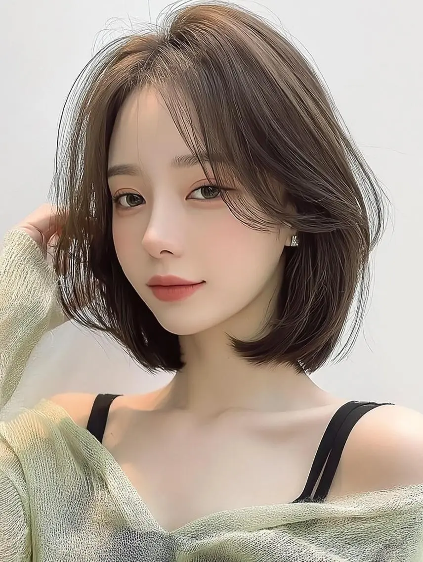 セミロング カット ヘアカラー 白髪ボカシ/ NOVEL富沢店☀️のヘアスタイル