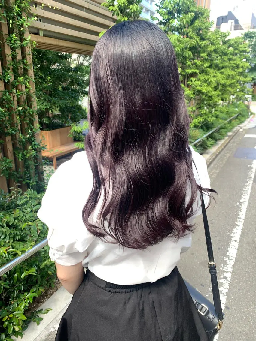 ロング カラー leben serikaのヘアスタイル