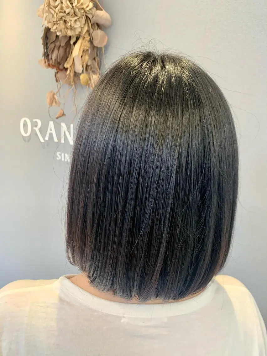ミディアム ボブ 髪質改善 トリートメント 🦋山内凪沙🦋 🦄サラサラ艶髪🦄のヘアスタイル