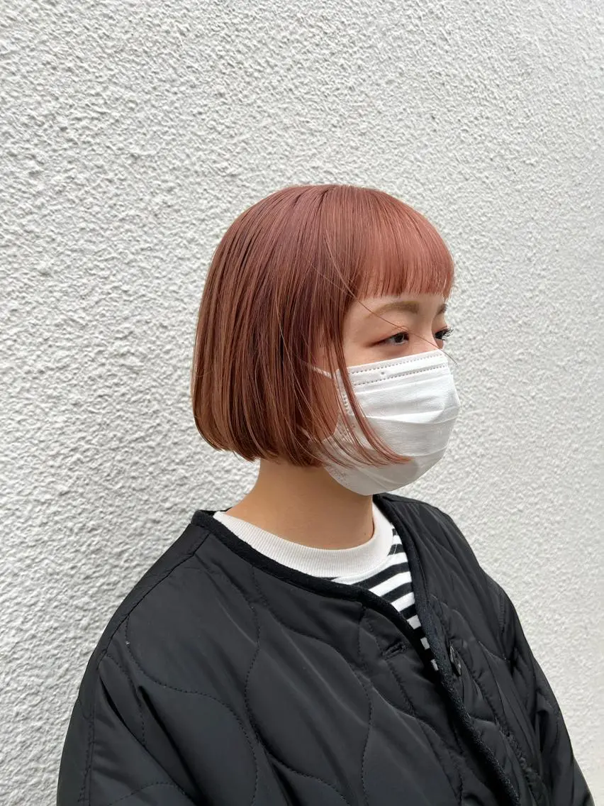 ショート カラー ヘアカラー トリートメント よしだ とおいのヘアスタイル