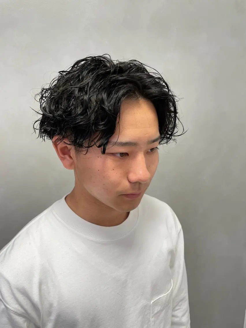 パーマ メンズ カット パーマ 福永速人 /メンズパーマのヘアスタイル