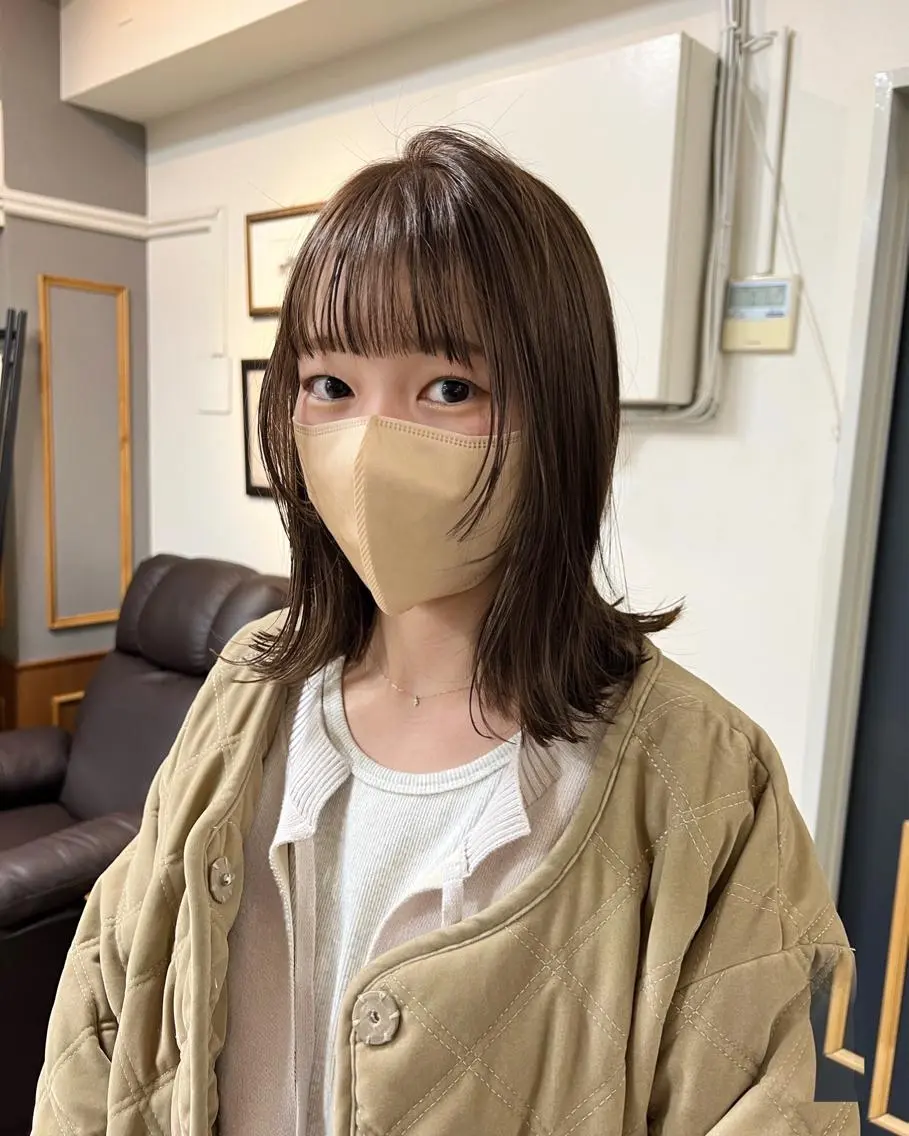 ミディアム カラー 透明感カラー まろやか透明感カラー ♡MANAのヘアスタイル