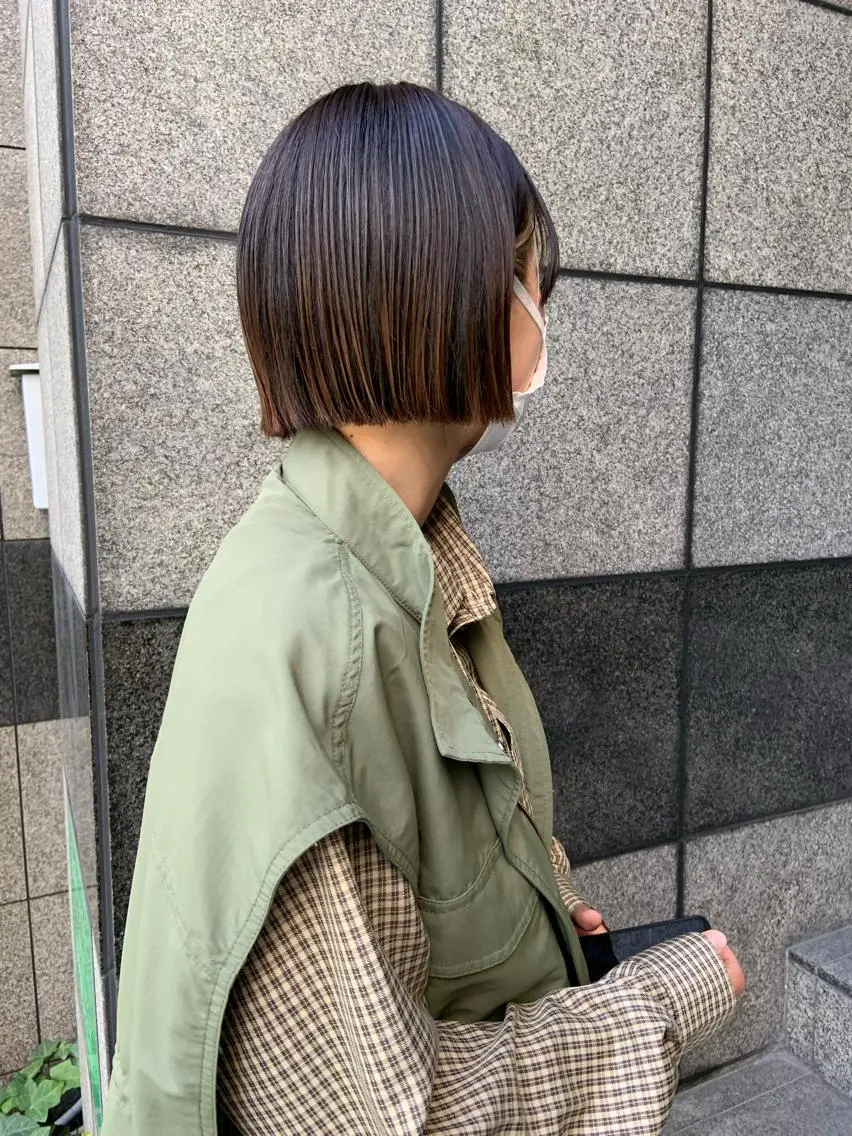 ショート カット トリートメント 博多/艶カラー Natsuのヘアスタイル