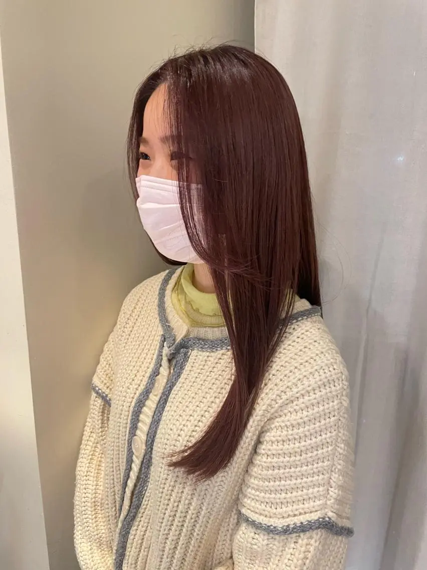 カラー 髪質改善 ヘアカラー トリートメント 🫧透明感カラー🫧 Anjuのヘアスタイル