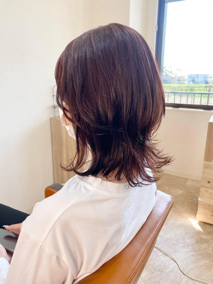 ミディアム カラー ヘアアレンジ ひなの .のその他イメージ