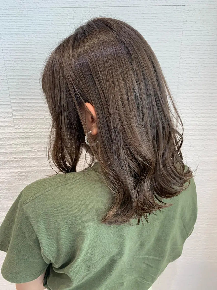 ミディアム カラー 【メンズ縮毛矯正】 田中秀斗のヘアスタイル