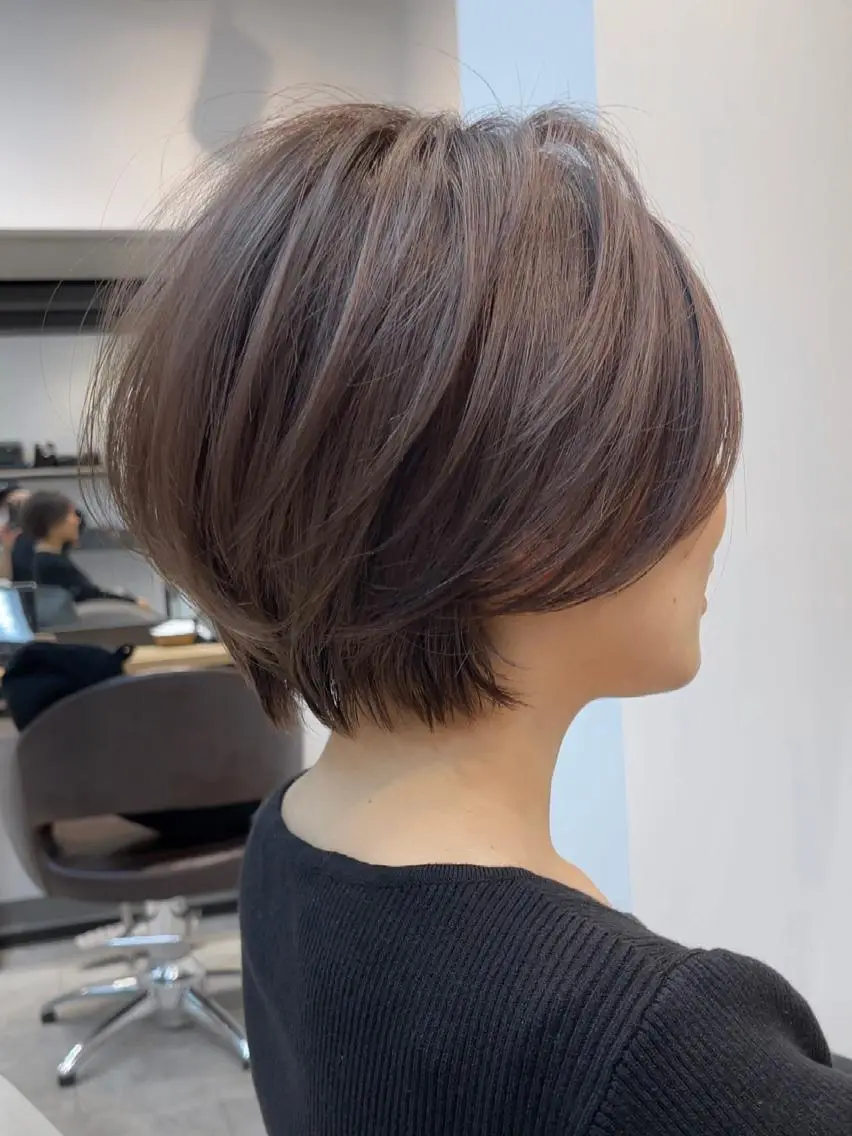 ショート 韓国風レイヤー 犬塚 優介のヘアスタイル