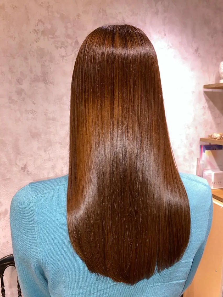 ロング トリートメント かめい りなのヘアスタイル