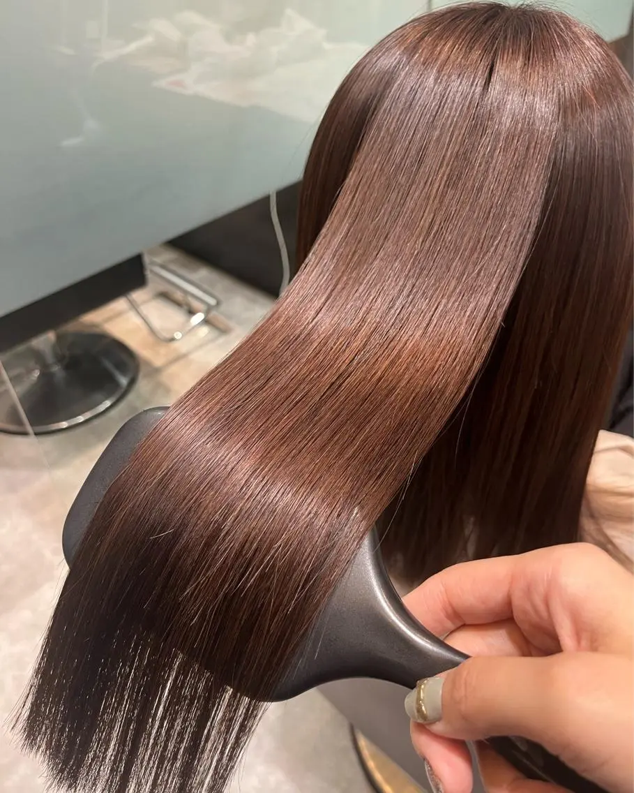 カラー 髪質改善 林 美月のヘアスタイル