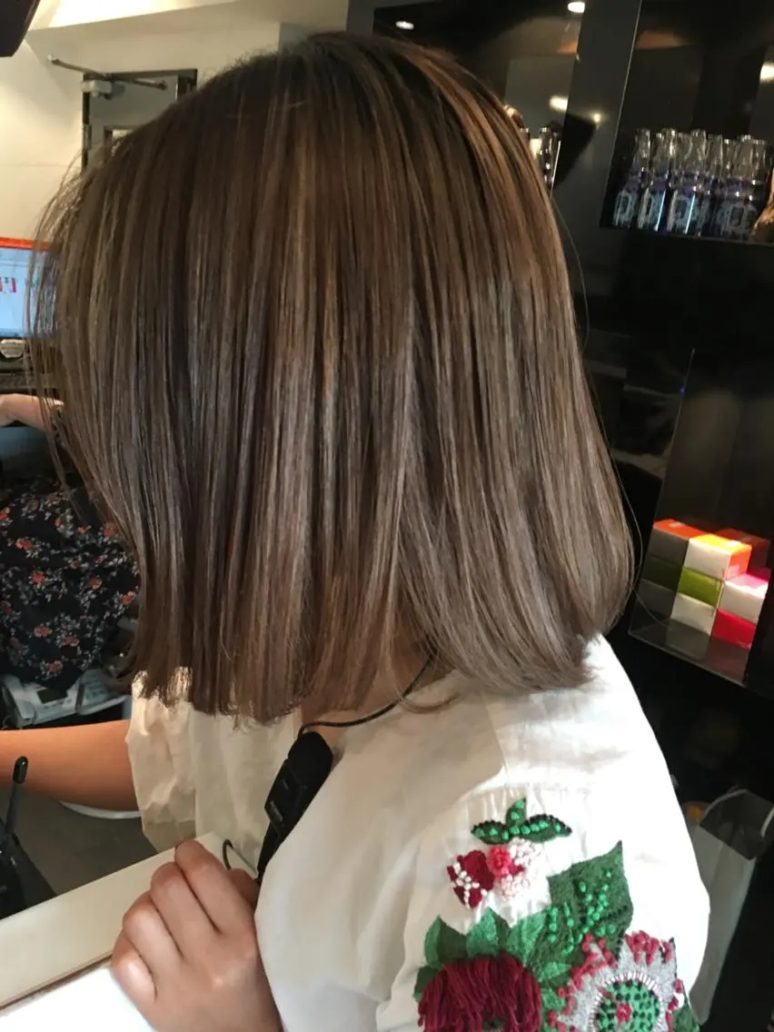 カラー 新宿御苑前/ボブ 髪質改善Ryuseiのヘアスタイル