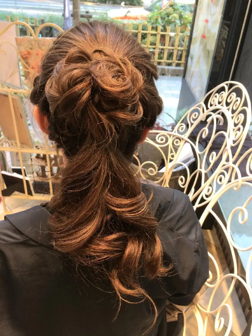 ロング ヘアセット  知念　香トータル ビューティー🌷のヘアスタイル