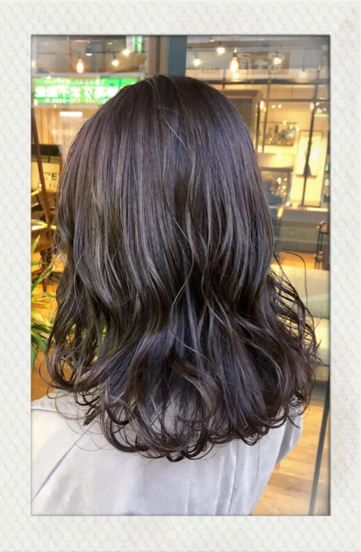 セミロング カラー きむら かずきのヘアスタイル