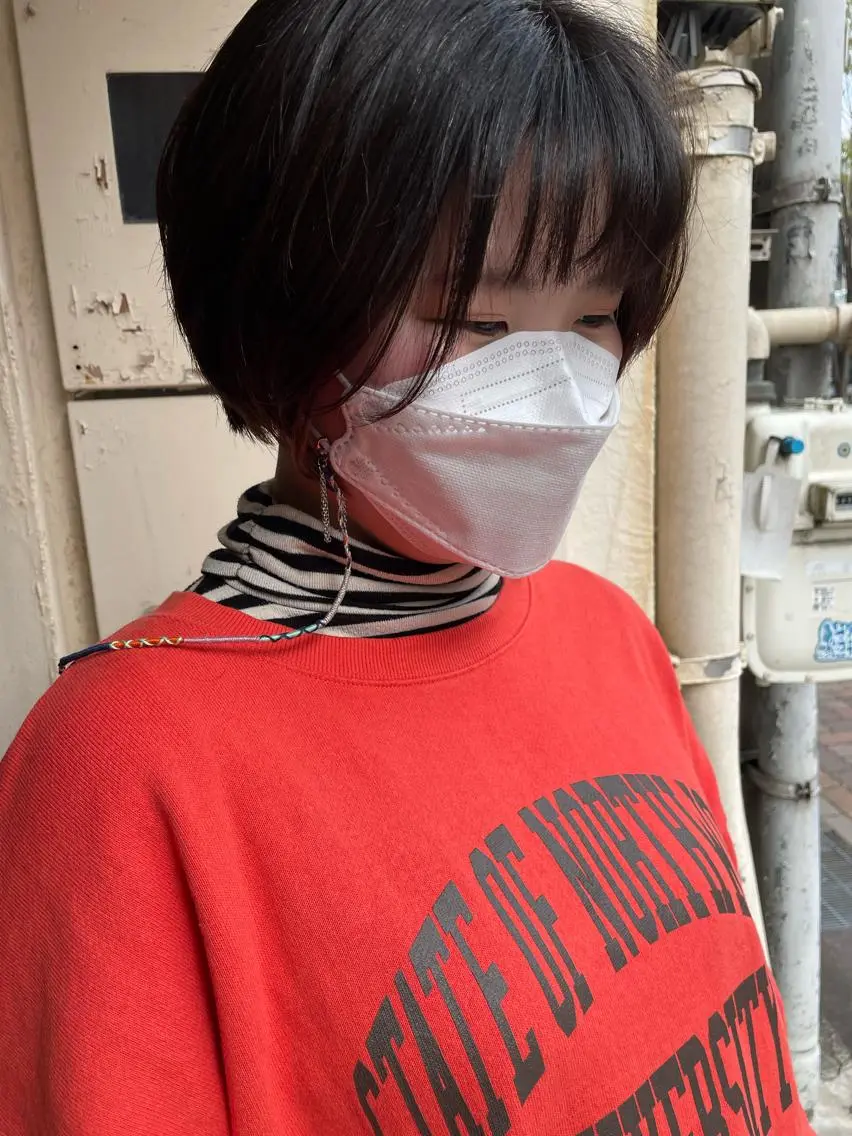 ショート パーマ ♡tomo♡ 岐阜レイヤーカットのヘアスタイル