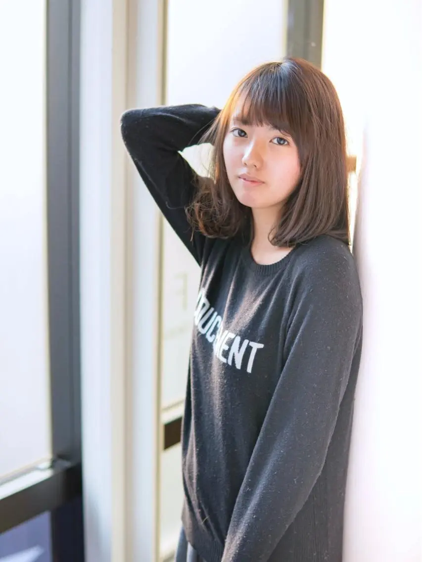 ミディアム 永野 良一のヘアスタイル