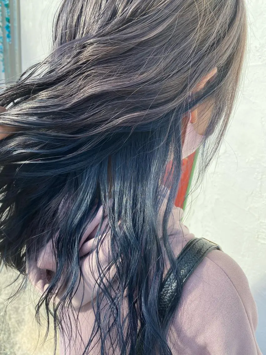 ロング カラー ヘアアレンジ ヘアカラー Design Color🐰アユミのヘアスタイル