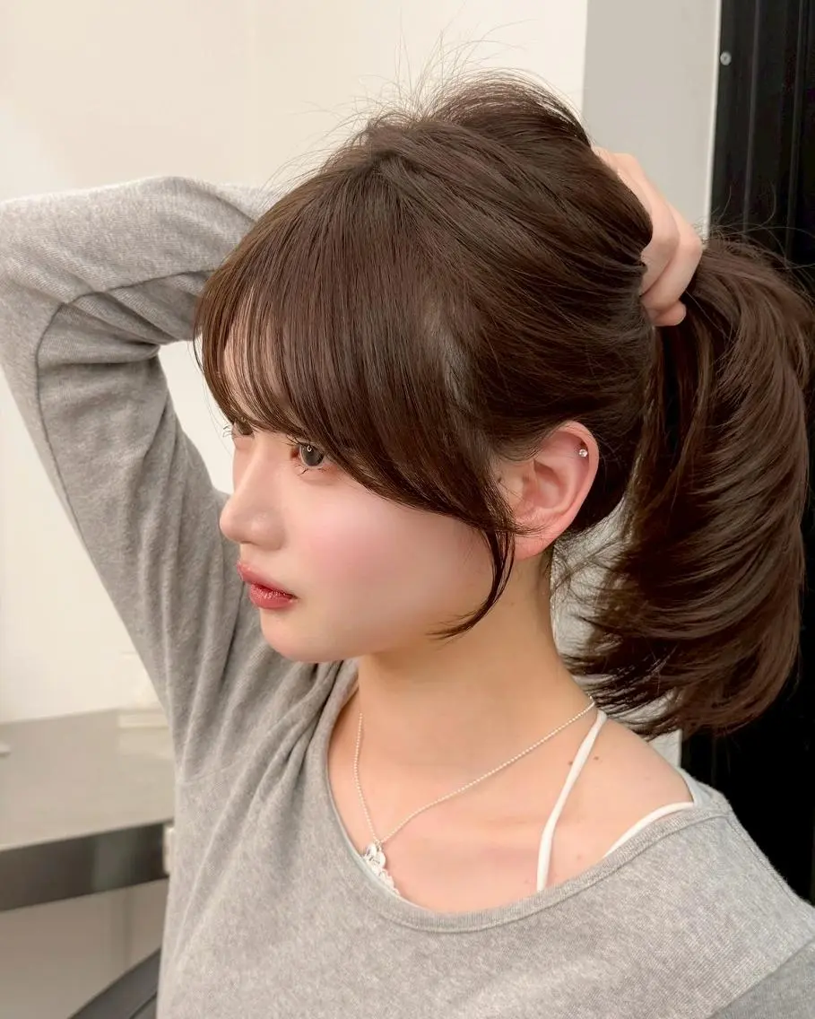 カラー カット ヘアカラー トリートメント ヘッドスパ ヘアセット 赤み消し🏹上品甘め トレンドカラー/横浜のヘアスタイル