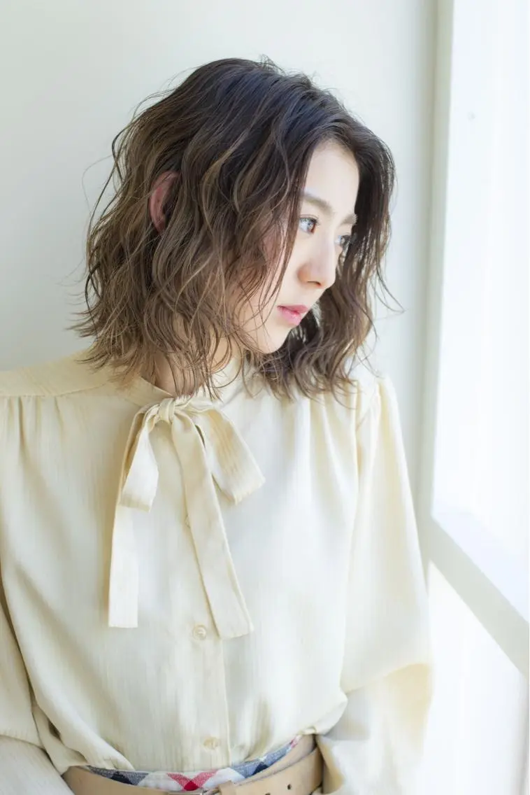 ミディアム 横浜縮毛矯正 ☆渋谷良太のヘアスタイル