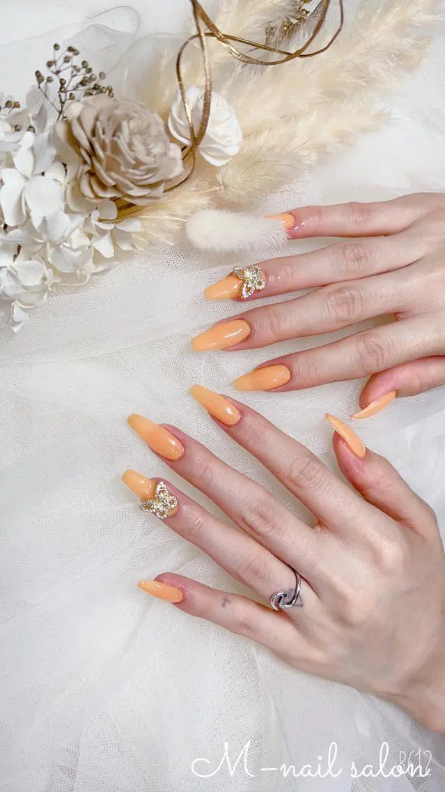 ネイル シンプルネイル M_ nail salonのネイルデザイン