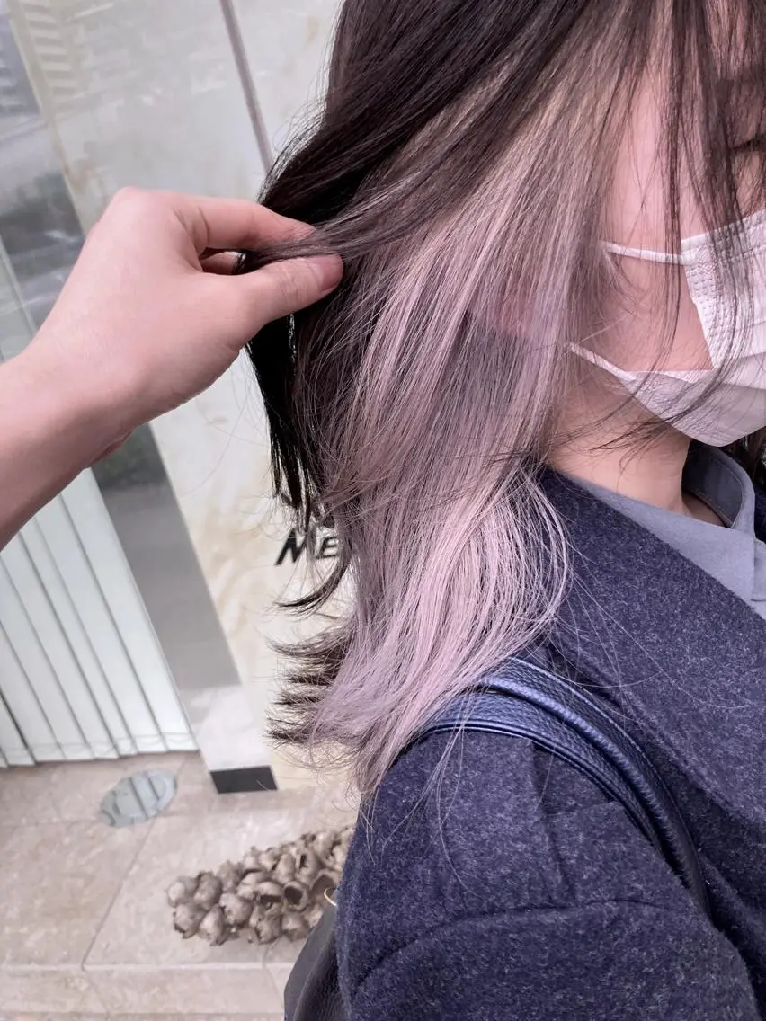 セミロング カラー ヘアアレンジ グレージュ カット トリートメント 🌟東銀座マンツーマ ン🌟タカナシのヘアスタイル