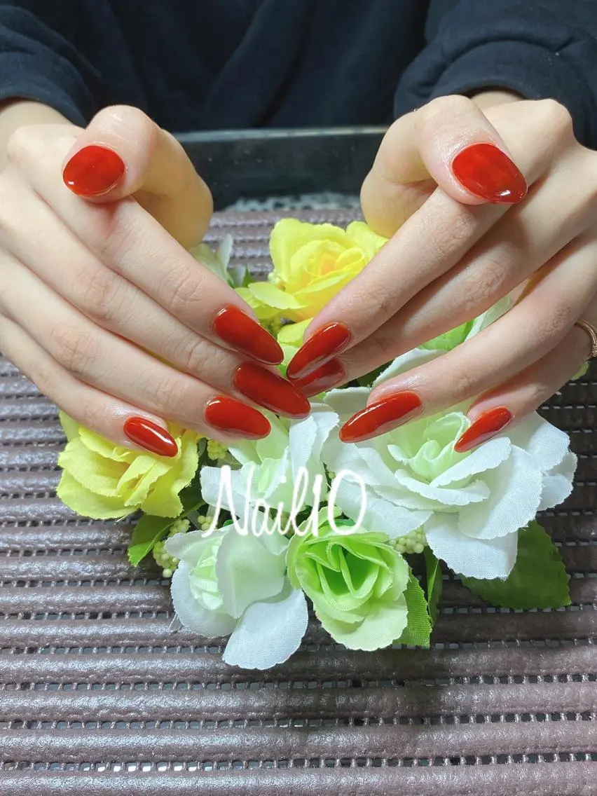 ネイル 長さ出し ラメ(グリッター) ラメグラデーション ハンドネイル Nail10 Kakoのネイルデザイン