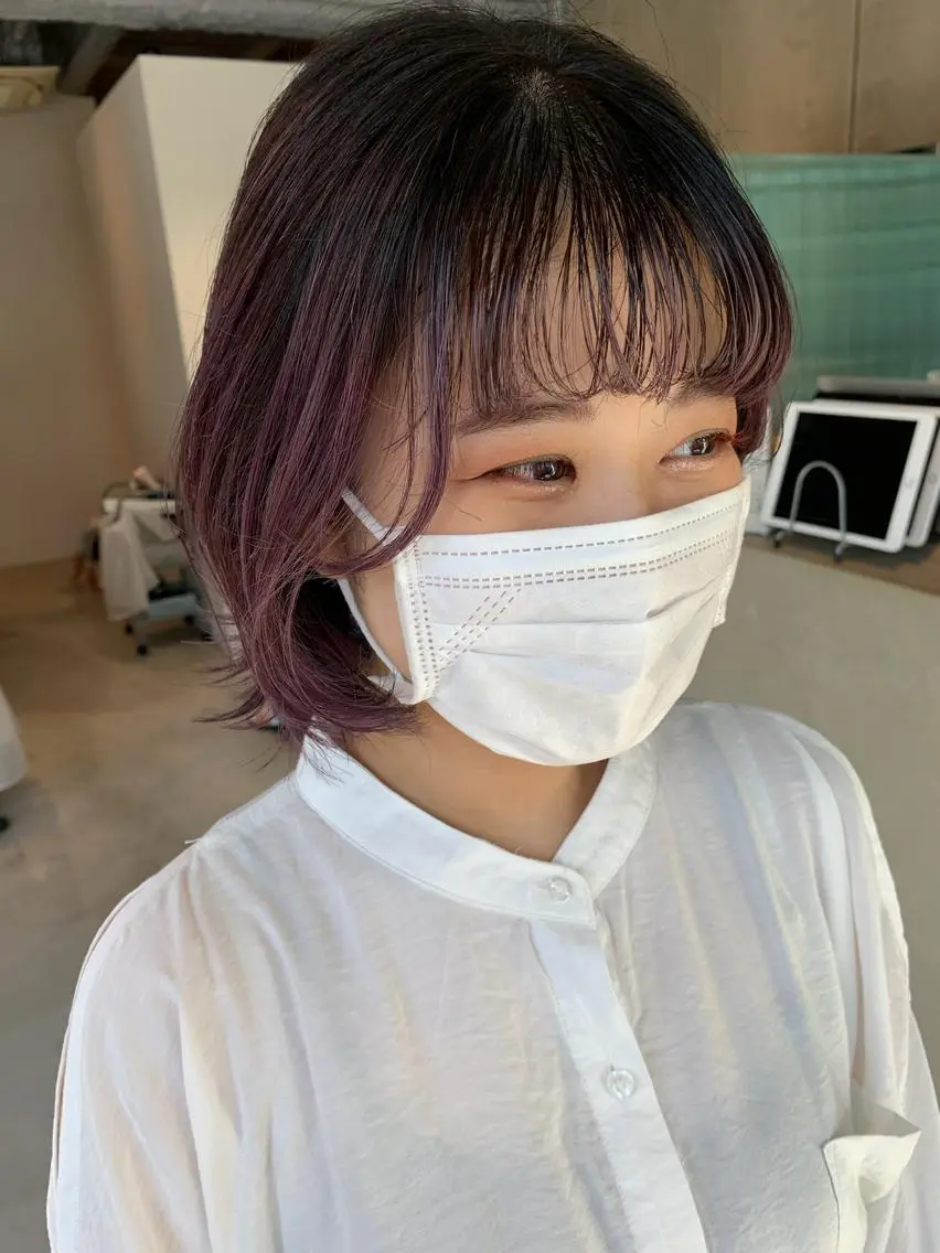 ショート カラー カット ヘアカラー トリートメント 齋藤 みさきのヘアスタイル
