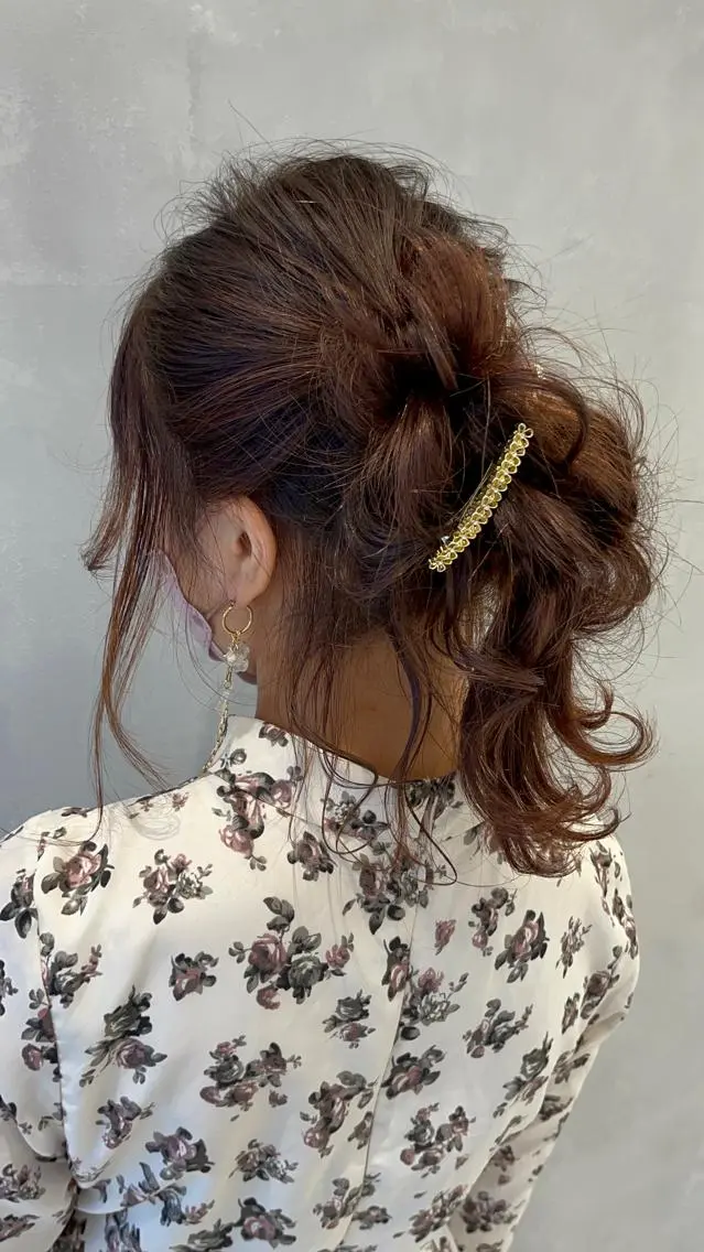 ヘアアレンジ ヘアセット ✁完全個室✁永野 晴のヘアスタイル