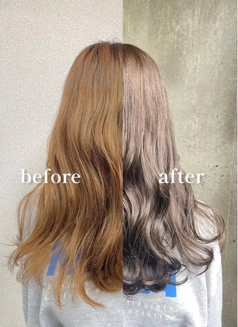 ロング カラー もりたみかこ 美容師お休み中のヘアスタイル