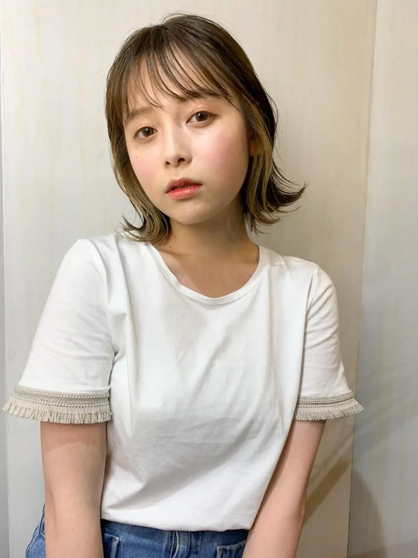 ショート カット ヘアカラー トリートメント 一ノ瀬 暁のヘアスタイル