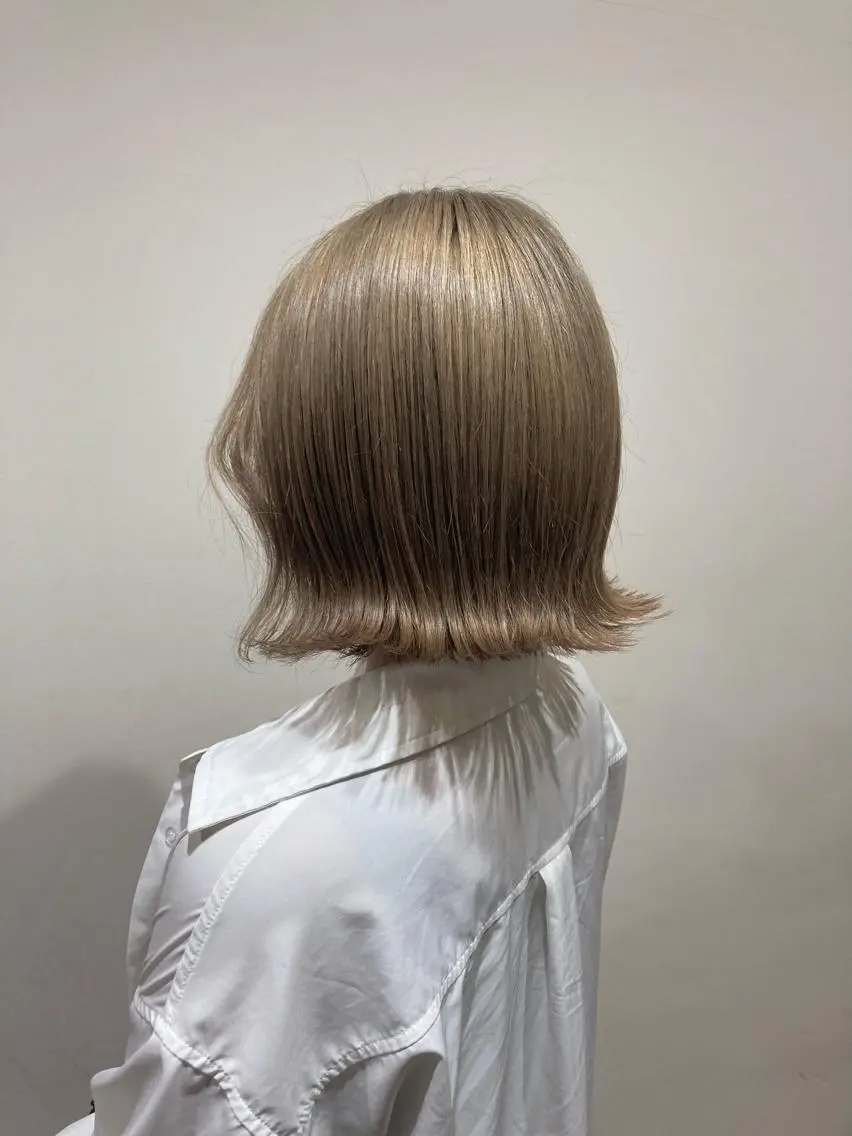ミディアム ヘアカラー トリートメント 梅山 美侑のヘアスタイル